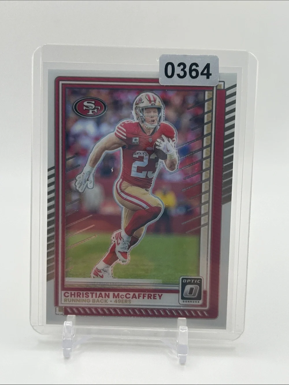 Christian McCaffrey San Francisco 49ers Football Trading Card 🏈